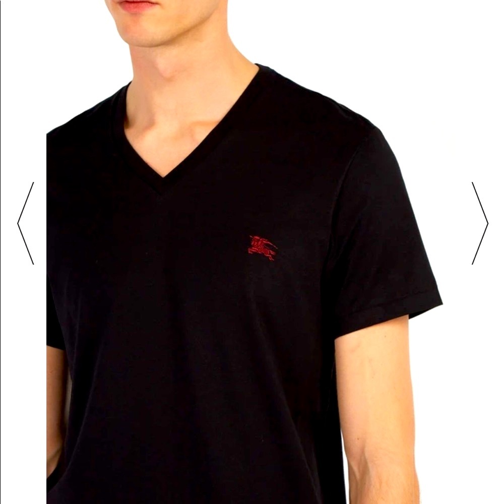 Burberry Brit Logo-embroidered V-neck